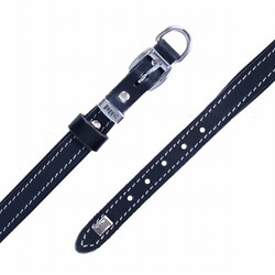 Doggie Yumuşak Firstclass Deri Köpek Boyun Tasması Siyah 1,5x20-25 Cm - Thumbnail
