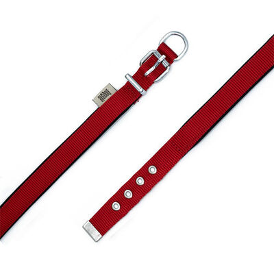 Doggie Konfor Dokuma Kırmızı Köpek Boyun Tasması Small 2 x 30-35 cm 