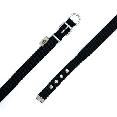 Doggie Konfor Dokuma Siyah Köpek Boyun Tasması Small 2 x 30-35 cm 