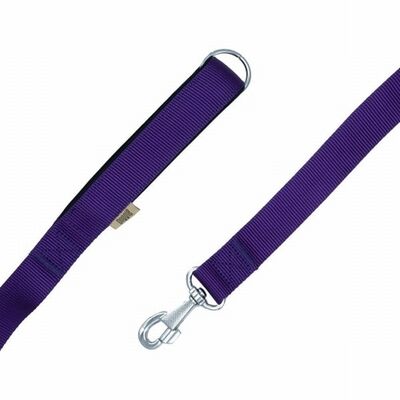 Doggie Konfor Klasik Dokuma Köpek Gezdirme Tasması Mor 3x100 Cm 