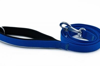 Doggie Konfor Klasik Dokuma Köpek Gezdirme Tasması Royalblue 2x140 Cm 