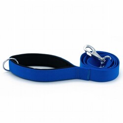 Doggie - Doggie Konfor Klasik Dokuma Köpek Gezdirme Tasması Royalblue 3x100 Cm 