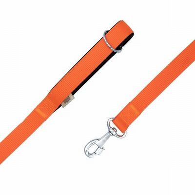 Doggie Konfor Klasik Dokuma Köpek Gezdirme Tasması Turuncu 2x140 Cm 