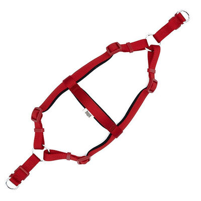 Doggie Konfor Ronin Dokuma Kırmızı Köpek Göğüs Tasması Medium 2 x 45-55 cm 