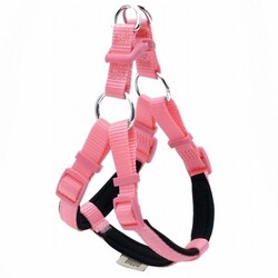 Doggie Konfor Ronin Dokuma Köpek Göğüs Tasması Pembe 1,5x35-40 Cm - Thumbnail