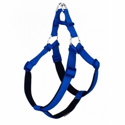Doggie Konfor Ronin Dokuma Köpek Göğüs Tasması Royalblue 2,5x65-75 Cm - Thumbnail