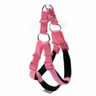 Doggie Konfor Ronin Dokuma Köpek Göğüs Tasması Pembe 1,5x40-45 Cm 