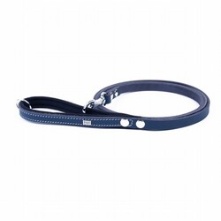 Doggie Konfor Klasik Deri Köpek Gezdirme Tasması Royalblue 1,5x160 Cm - Thumbnail
