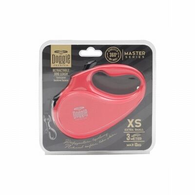 Doggie Otomatik Köpek Tasması Master Seri XS Pembe 