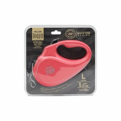 Doggie Otomatik Köpek Tasması Master Seri Large Pembe 
