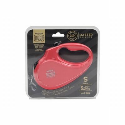 Doggie Otomatik Köpek Tasması Master Seri Small Pembe 