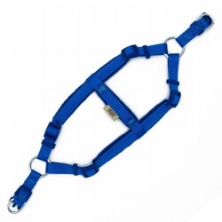 Doggie Polar Ronin Dokuma Köpek Göğüs Tasması Royalblue 1,5x35 40 Cm - Thumbnail