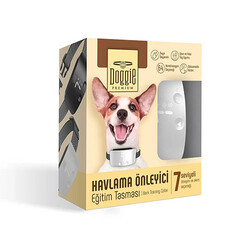 Doggie - Doggie Premium Havlama Önleyici Köpek Eğitim Tasması Beyaz 