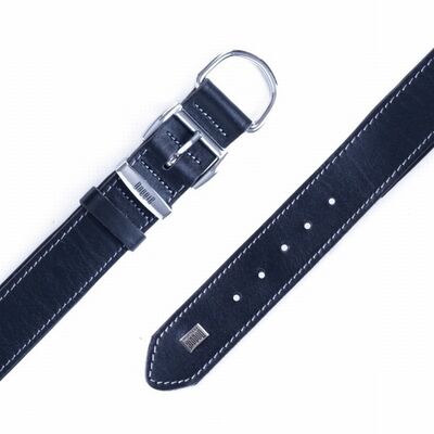 Doggie Yumuşak Firstclass Deri Köpek Boyun Tasması Siyah 4x57-65 Cm 
