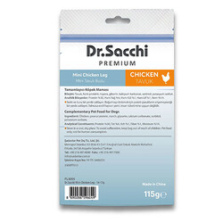 Dr.Sacchi Premium Mini Tavuk Butlu Tahılsız Köpek Ödülü 115 Gr - Thumbnail