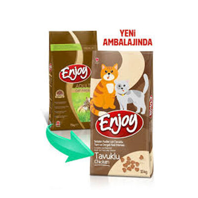 Enjoy Tavuklu Yetişkin Kedi Maması 15 Kg 