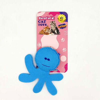 EuroCat Toys Peluş Ahtapot Kedi Oyuncağı 