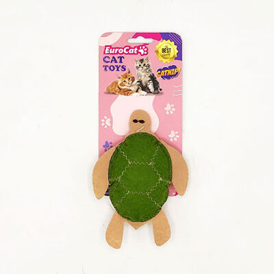 EuroCat Toys Peluş Kaplumbağa Kedi Oyuncağı 