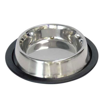 EuroDog Metal Kedi ve Küçük Irk Köpek Mama Su Kabı 8 Oz 12 Cm 