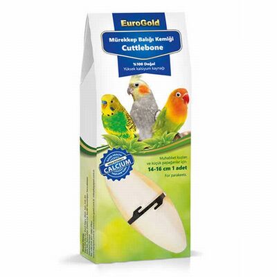 EuroGold Mürekkep Balığı Kemiği Kuş Gaga Taşı 14-16 Cm 