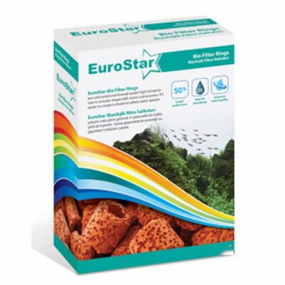 EuroStar Bio Filter Ring Akvaryum Filtre Malzemesi Kahverengi 500 Ml 