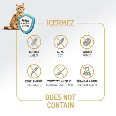 Felicia Hipoalerjenik Kolajen Destekli Somonlu Yetişkin Kedi Maması 5 Kg 