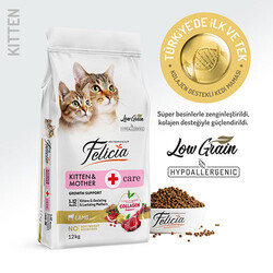 Felicia - Felicia Hypoallergenic Kuzulu Düşük Tahıllı Yavru Kedi Maması 12 Kg 