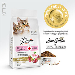 Felicia - Felicia Hypoallergenic Kuzulu Düşük Tahıllı Yavru Kedi Maması 2 Kg 