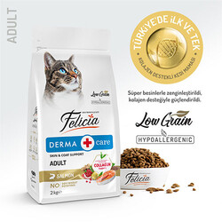 Felicia - Felicia Hypoallergenic Somonlu Düşük Tahıllı Yetişkin Kedi Maması 2 Kg 