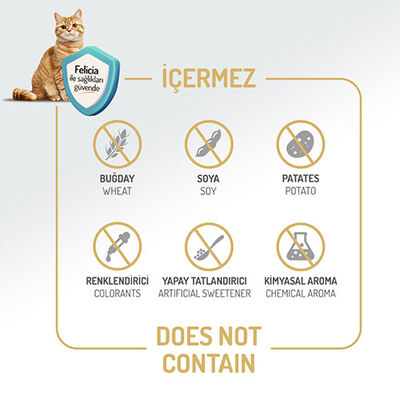 Felicia Hypoallergenic Tavuklu ve Hamsili Düşük Tahıllı Yavru Kedi Maması 12 Kg 