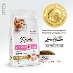 Felicia - Felicia Hypoallergenic Tavuklu ve Hamsili Düşük Tahıllı Yavru Kedi Maması 2 Kg 