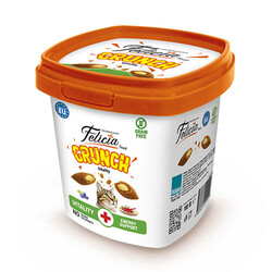 Felicia Vitality Crunch Sığır Etli Yaban Mersinli ve Sütlü Kedi Ödül Maması 100 Gr - Thumbnail