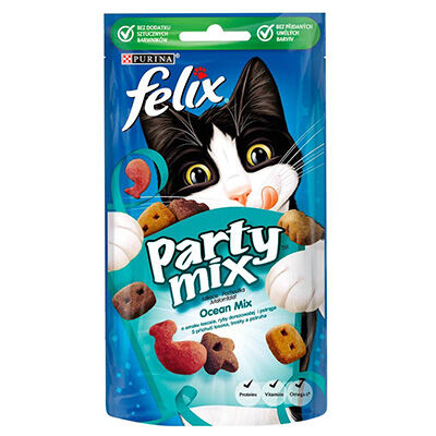 Felix Party Mix Karışık Okyanus Lezzetleri Kedi Ödülü 60 Gr