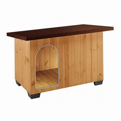 Ferplast - Ferplast Baita 80 Ahşap Köpek Kulübesi 69x102x68 Cm 