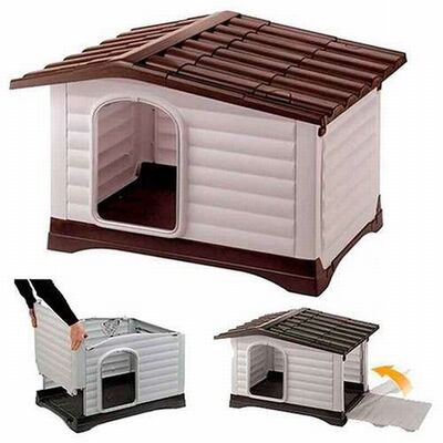 Ferplast Dog Villa 90 Plastik Köpek Kulübesi 88x72x65 Cm 