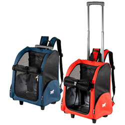Ferplast Trolley Çekçekli Kedi ve Küçük Irk Köpek Taşıma Çantası 32x28x51 Cm - Thumbnail