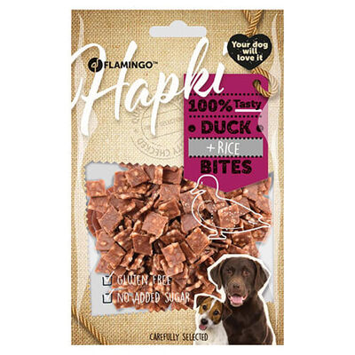 Flamingo Hapki Duck Rice Bites Ördekli ve Pirinçli Köpek Ödülü 85 Gr