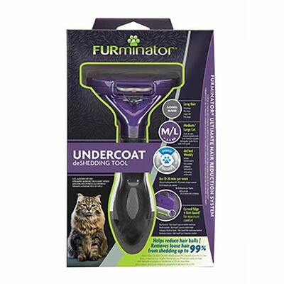 Furminator Long Hair Uzun Tüylü Kedi Tarağı M-L 