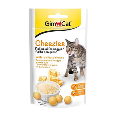 GimCat Cheezies Peynirli Tahılsız Kedi Ödül Maması 50 Gr 