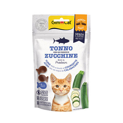 GimCat Crunchy Ton Balıklı ve Kabaklı Kedi Ödül Maması 50 Gr 