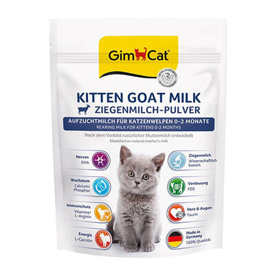 GimCat Keçi Sütlü Yavru Kedi Süt Tozu 200 Gr 