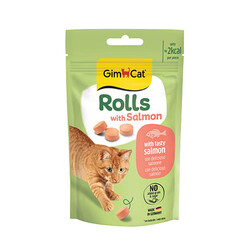 Gimcat - GimCat Rolls Somonlu Kedi Ödül Maması 50 Gr 