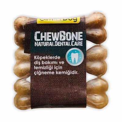 GimDog Mordimi Natürel Press Kemik Köpek Ödülü 3'lü 9 Cm 