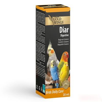 Gold Wings Premium Diar Kuşlar için Sindirim Sistemi Destekleyici 20 Ml 