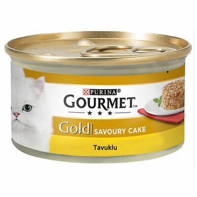 Gourmet Gold Savoury Cake Tavuklu Yetişkin Kedi Konservesi 6 Adet 85 Gr 