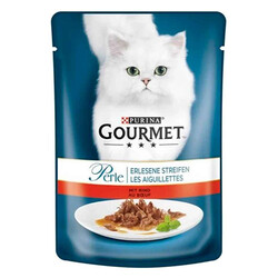 Gourmet Perle - Gourmet Perle Izgara Sığır Etli Yetişkin Kedi Konservesi 6 Adet 85 Gr 