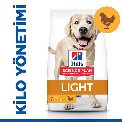 Hill's SCIENCE PLAN Adult Light Large Chicken Büyük Irk Tavuklu Light Köpek Maması 14 Kg 