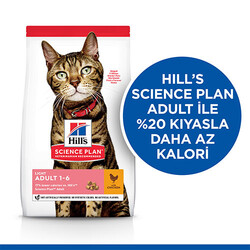 Hill’s SCIENCE PLAN Chicken Tavuklu Düşük Kalorili Light Kedi Maması 1,5 Kg - Thumbnail