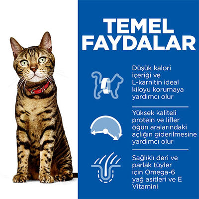 Hill’s SCIENCE PLAN Chicken Tavuklu Düşük Kalorili Light Kedi Maması 3 Kg 