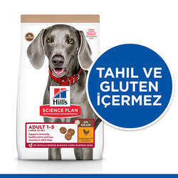 Hill’s SCIENCE PLAN No Grain Adult Large Tavuklu Tahılsız Yetişkin Köpek Maması 12 Kg - Thumbnail